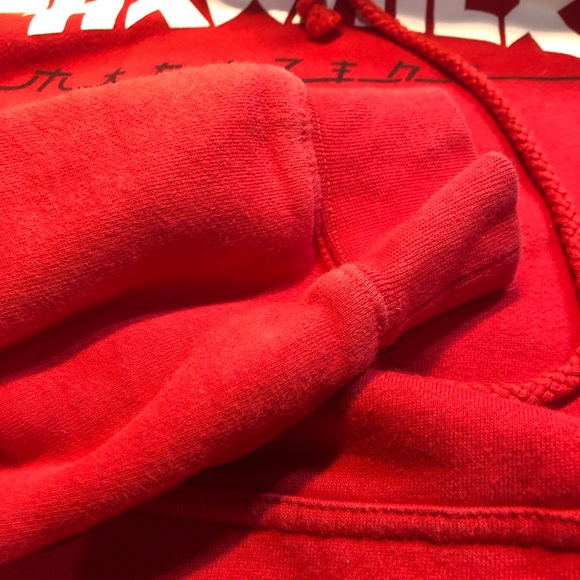 Thrasher Hoodie Red Men’s Large with Kangaroo Pocket Large - Picture 6 of 13
